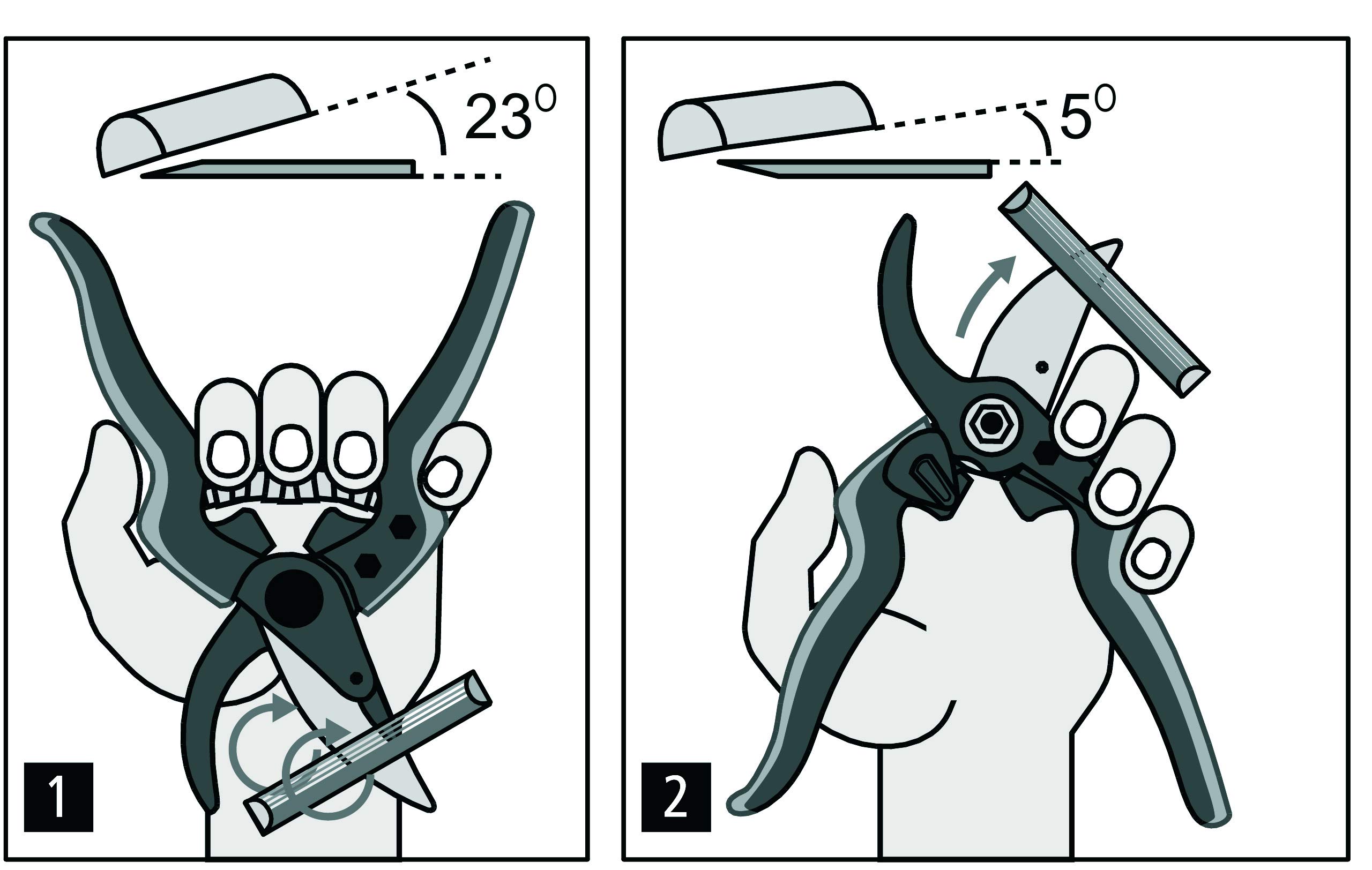 FELCO 160L Pruning Shears – 8.9" Lightweight Swiss-Made Garden Clippers for Large Hands | Garden Tool Cutter with Precision Bypass Blade, Fiberglass Composite Handles, Replaceable Parts - Image 7