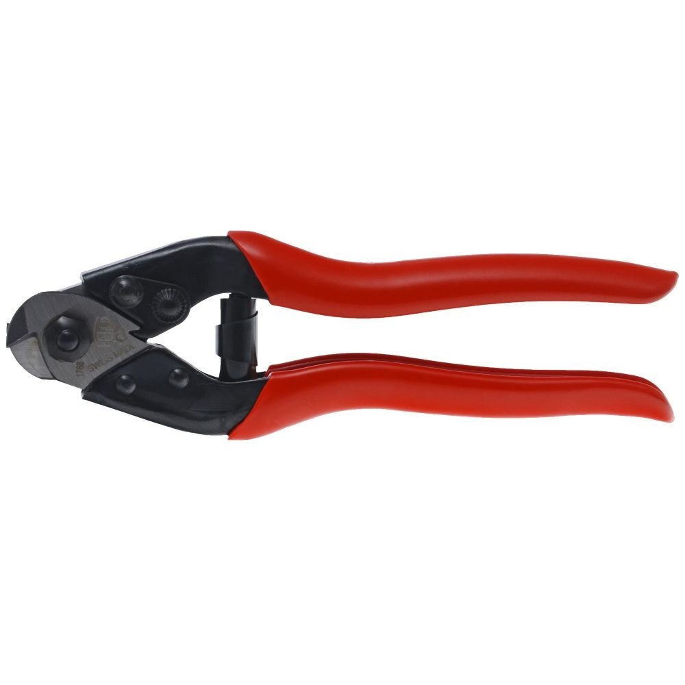 FELCO C7 Swiss Made Cable Cutters – One-Hand Wire Cutters for Bike Brake Lines, Fencing & Electrical Work | Compact Hand Tool with Triangular Hardened Steel Blades, Non-Slip Grip, No-Fray, 7mm - Image 4