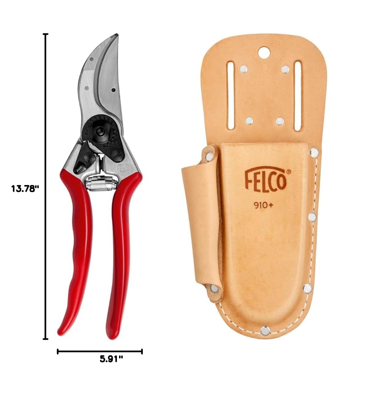FELCO F-2 Classic Hand Pruner + Felco F 910+ Holster - Image 8