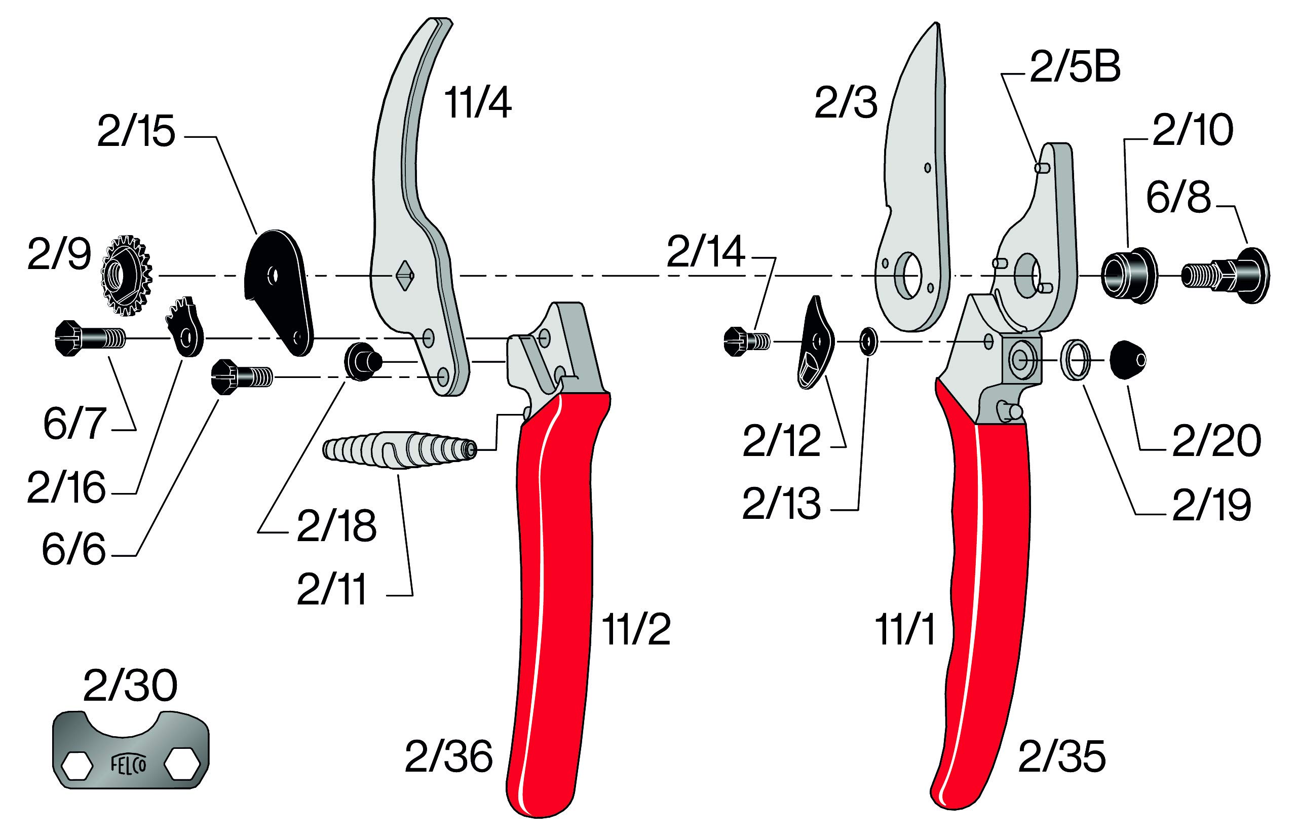 Felco Pruning Shears (F 11) - High Performance Swiss Made One-Hand Garden Pruner with Steel Blade - Image 3